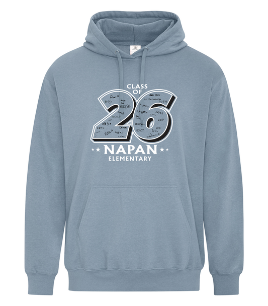 Earth Wash Fleece Hoodie - Stone Blue - Napan School 2026