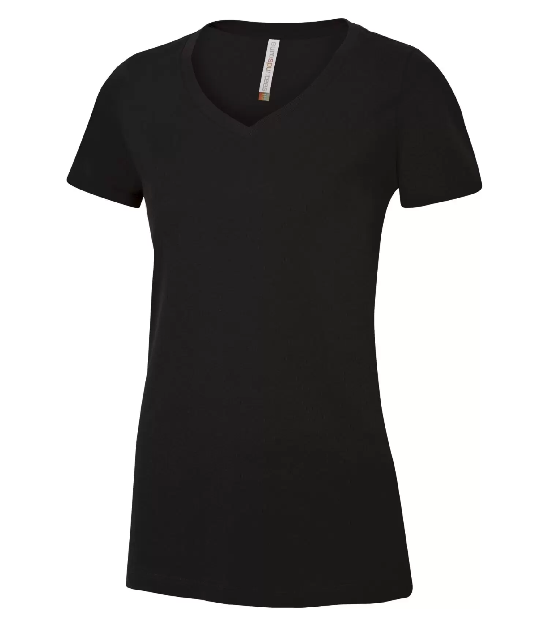 Ladies Ring Spun V-neck T-Shirt - Cotton - ATC 8001L