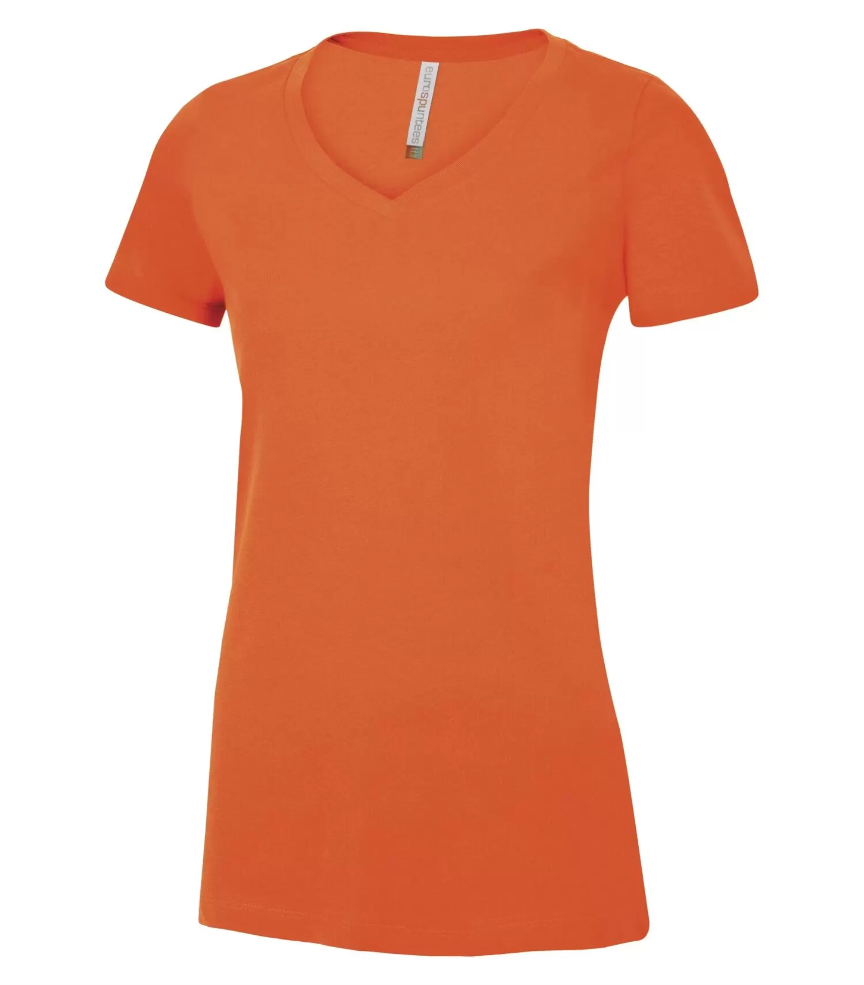 Ladies Ring Spun V-neck T-Shirt - Cotton - ATC 8001L