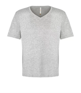 Mens Ring Spun V-neck T-Shirt - Cotton - ATC 8001