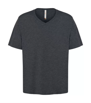 Mens Ring Spun V-neck T-Shirt - Cotton - ATC 8001