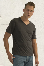 Mens Ring Spun V-neck T-Shirt - Cotton - ATC 8001