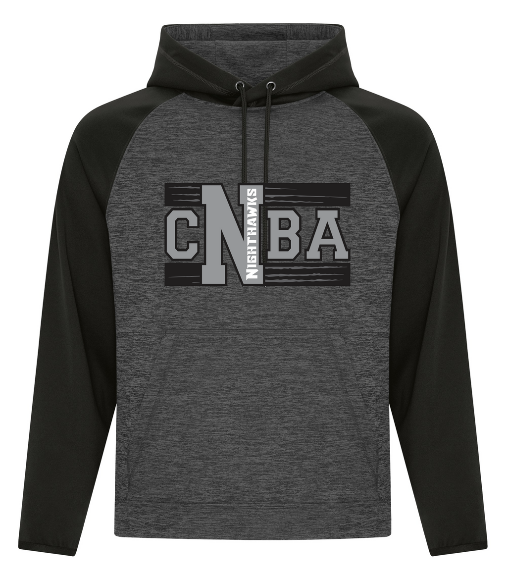 Two Tone Polyester Hoodie - Dynamic Charcoal/Black - CNBA 2025-26