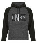 Two Tone Polyester Hoodie - Dynamic Charcoal/Black - CNBA 2025-26