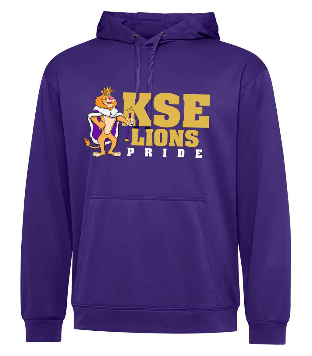 Essential Performance Hoodie -Purple - King Street Elementary - 2025-26