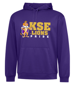 Essential Performance Hoodie -Purple - King Street Elementary - 2025-26