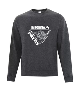 EVERYDAY FLEECE CREWNECK SWEATSHIRT - Dark Heather - ERBSA School 2025-26