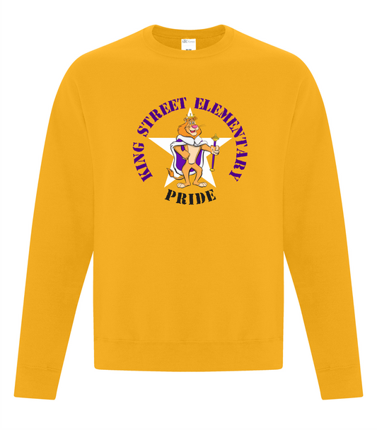ATC Everyday Fleece Crewneck Sweatshirt - Team Gold - King Street Elementary 2026
