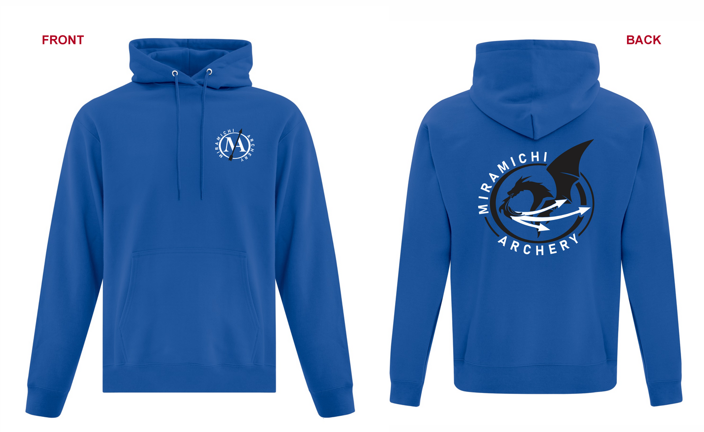 Miramichi Archery - Fleece Hoodie