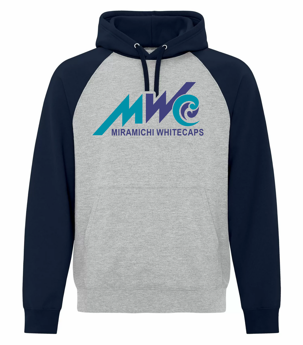 Miramichi Whitecaps - Two-Tone Hoodie - Cotton/Polyester - ATC F2550/Y2550