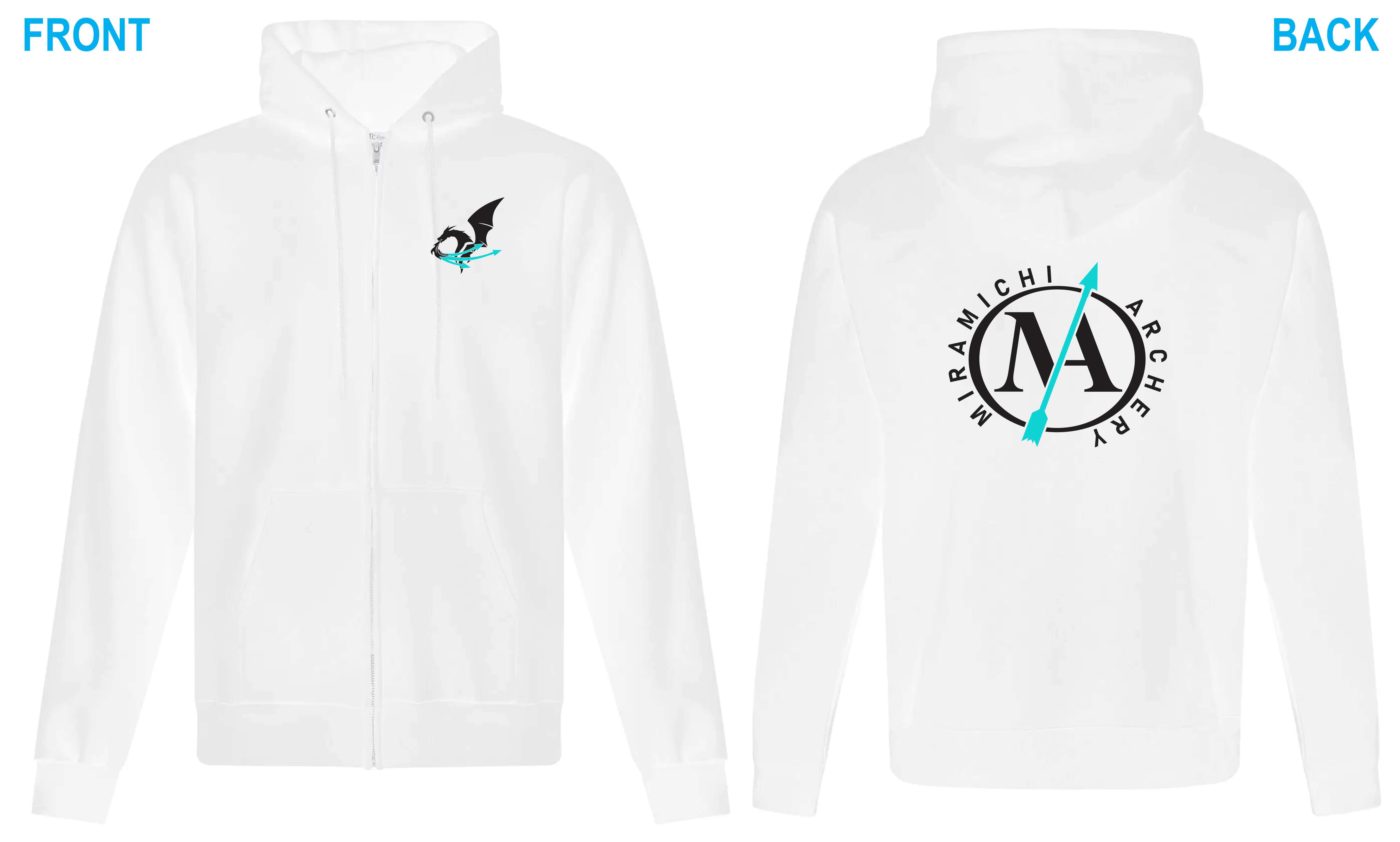 EVERYDAY FLEECE FULL ZIP HOODIE. ATCF2600