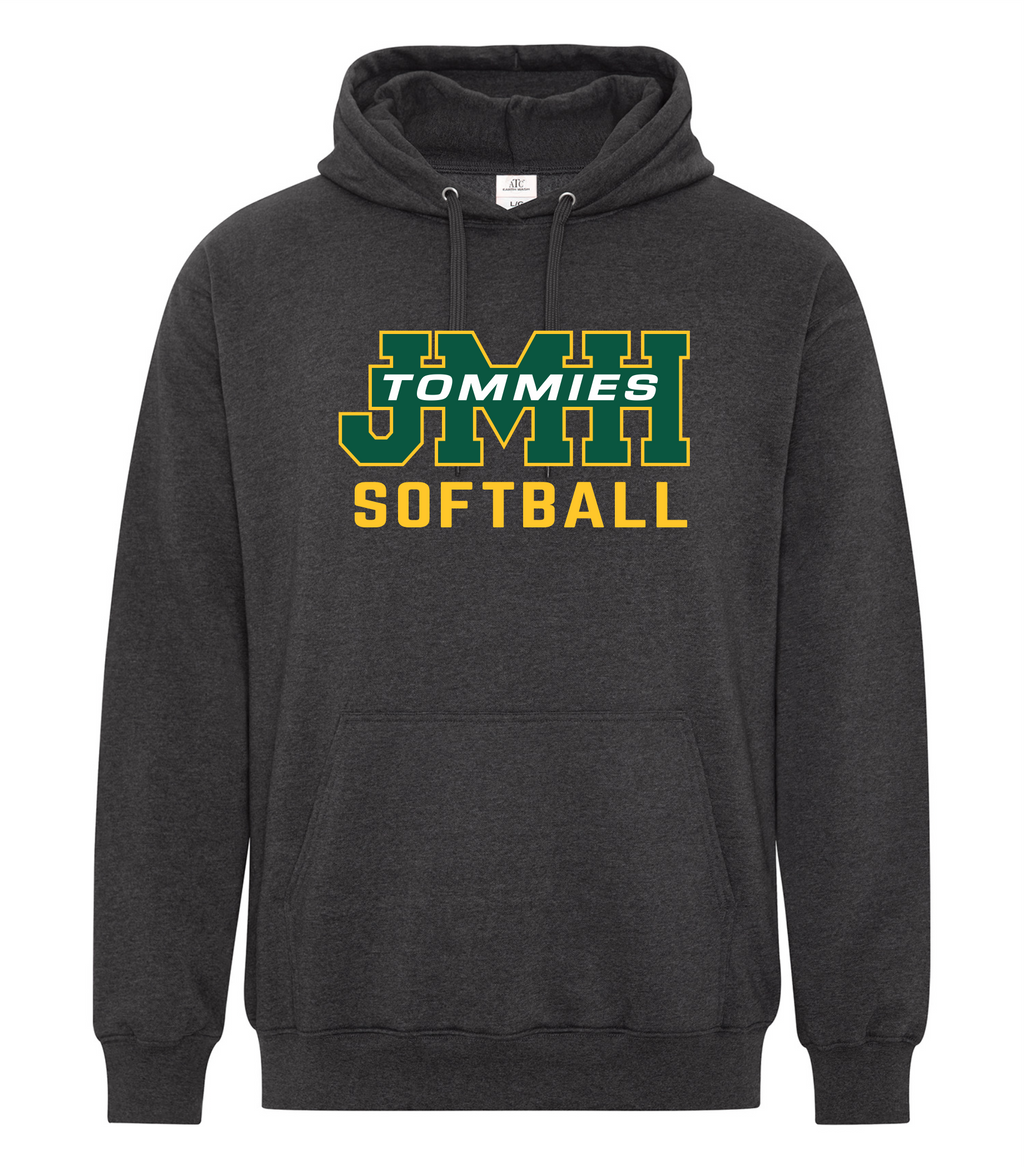 JMH Softball - ATC Earth Wash Tourbillon Fleece Hoodie -Earth Black- ATCF6500