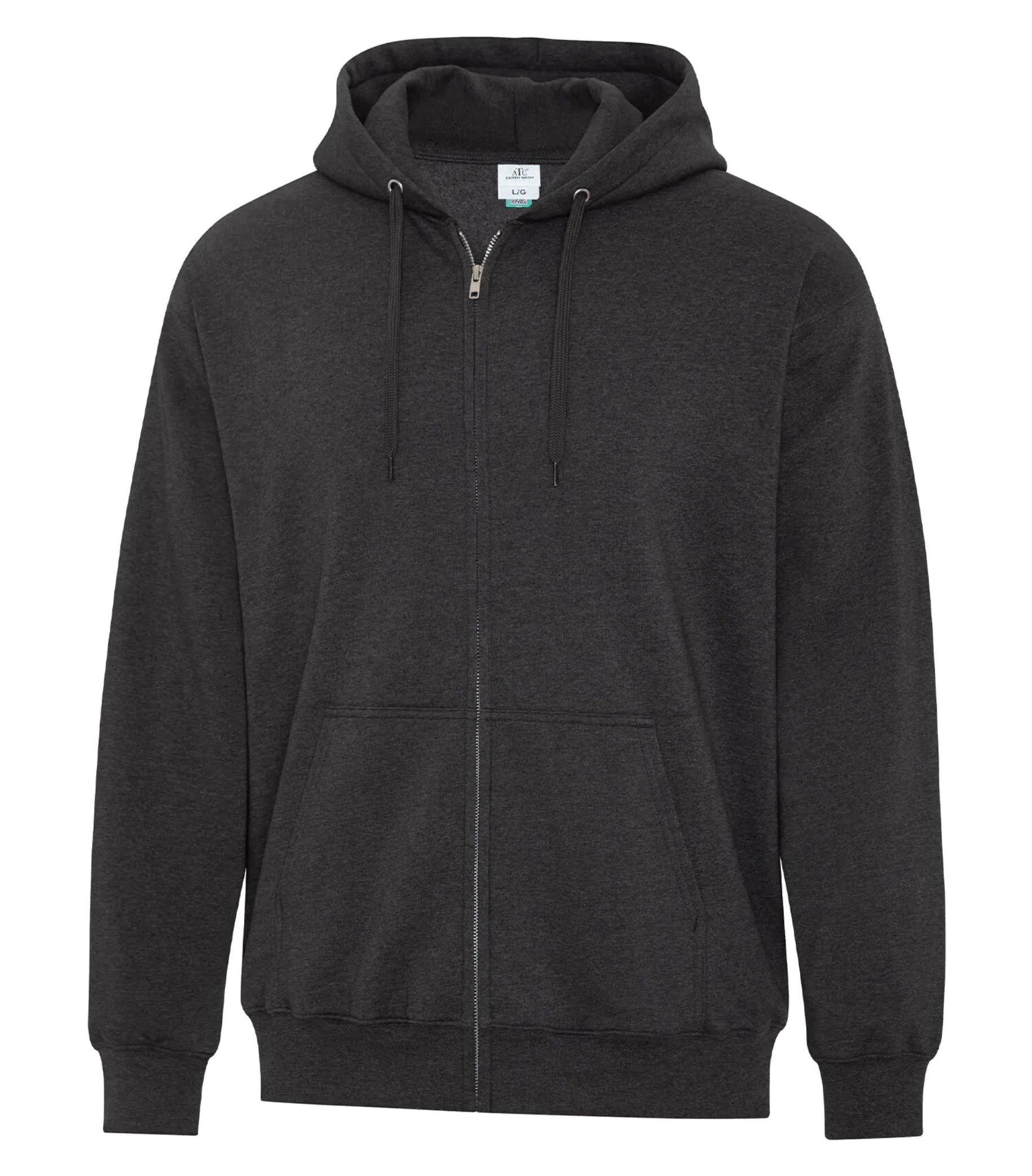 Adult Full-ZIP Hooded Sweatshirt -Earth Wash Fleece- ATC F6600