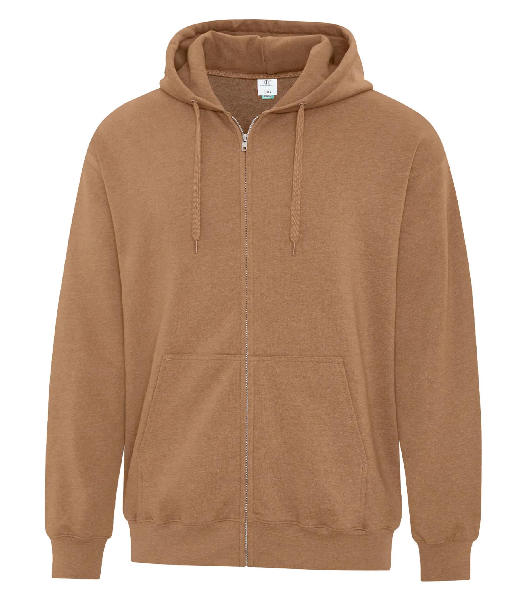 Adult Full-ZIP Hooded Sweatshirt -Earth Wash Fleece- ATC F6600