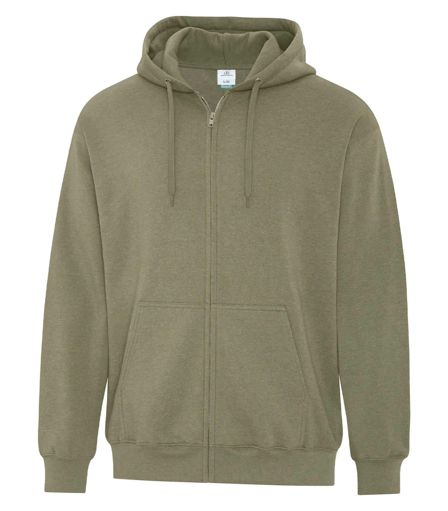 Adult Full-ZIP Hooded Sweatshirt -Earth Wash Fleece- ATC F6600