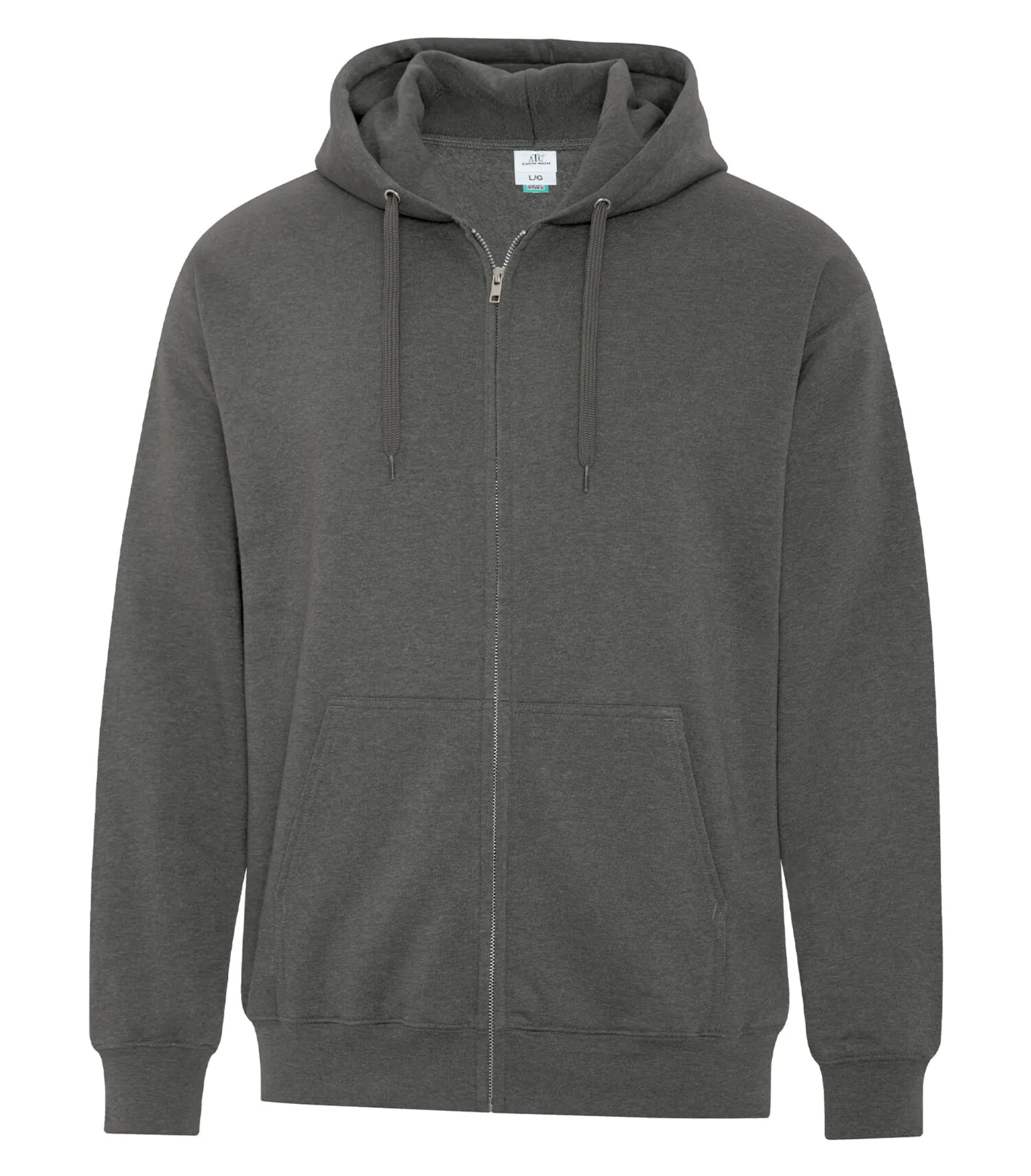 Adult Full-ZIP Hooded Sweatshirt -Earth Wash Fleece- ATC F6600
