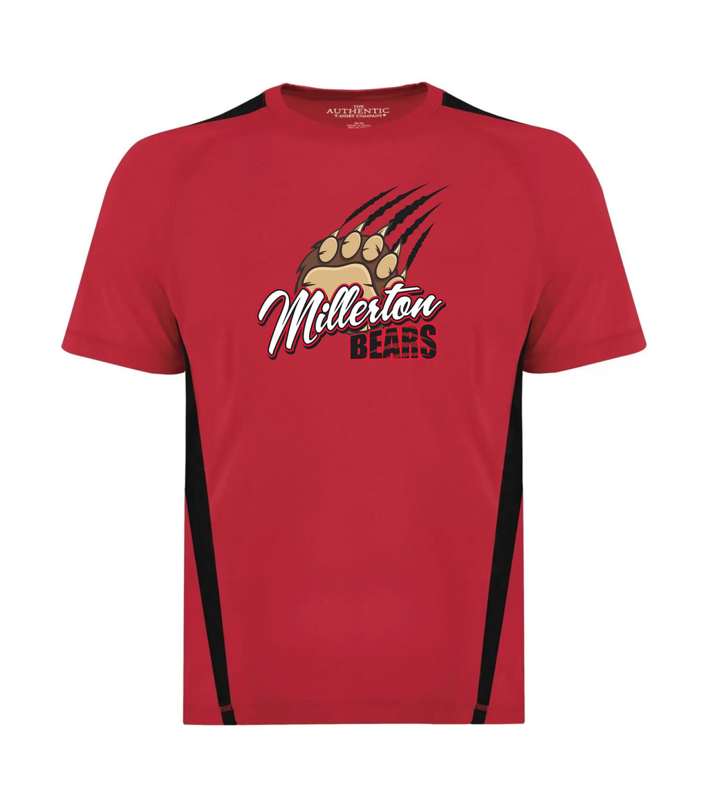 Two tone Polyester T-shirt - Red - Millerton 2023-24
