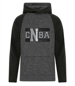 Two Tone Polyester Hoodie - Dynamic Charcoal/Black - CNBA 2025-26