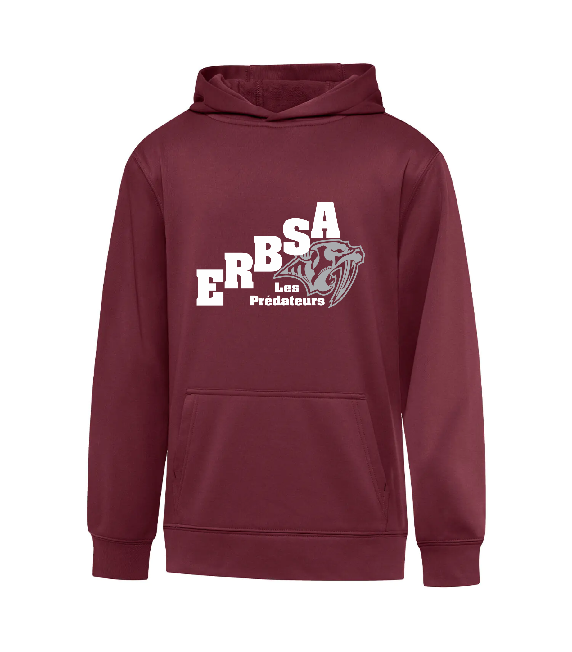 ESSENTIAL PERFORMANCE HOODIE - Maroon - ERBSA 2025-26