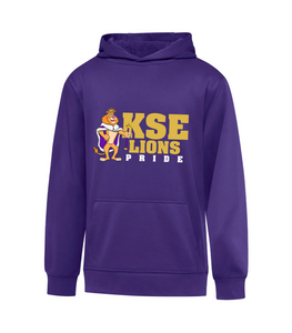 Essential Performance Hoodie -Purple - King Street Elementary - 2025-26
