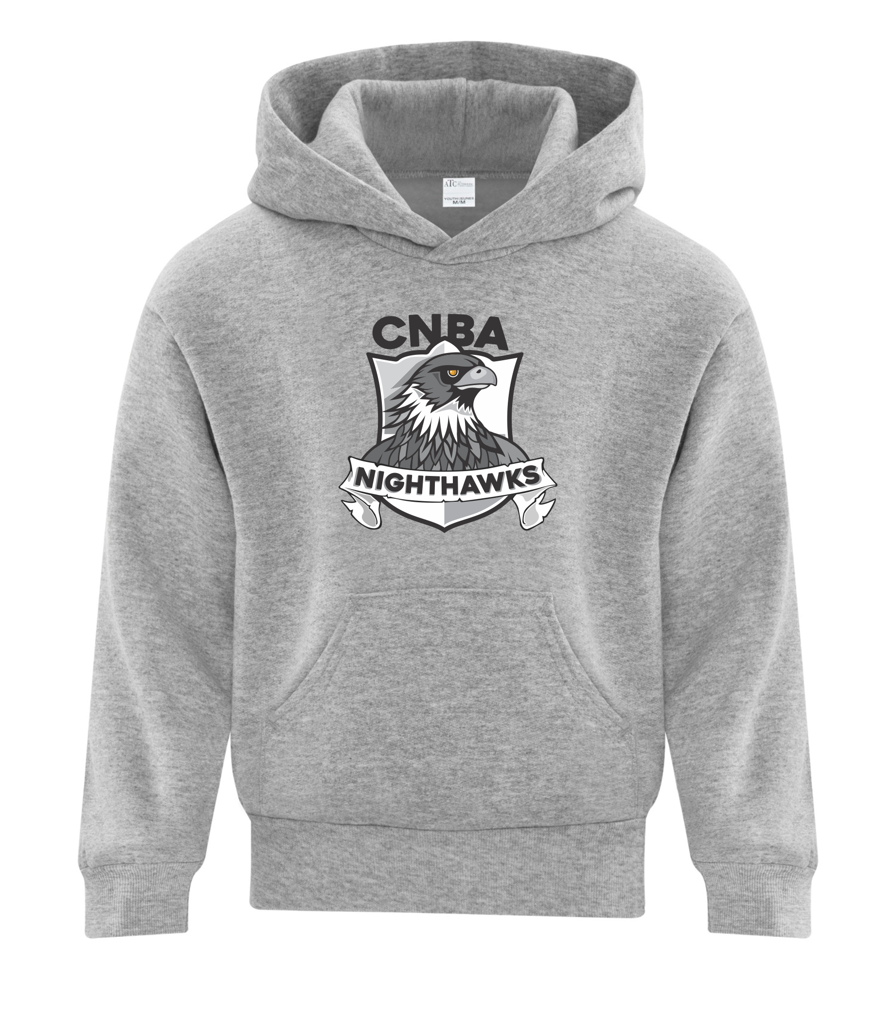 Athletic Grey Cotton Hoodie - CNBA 2025-26