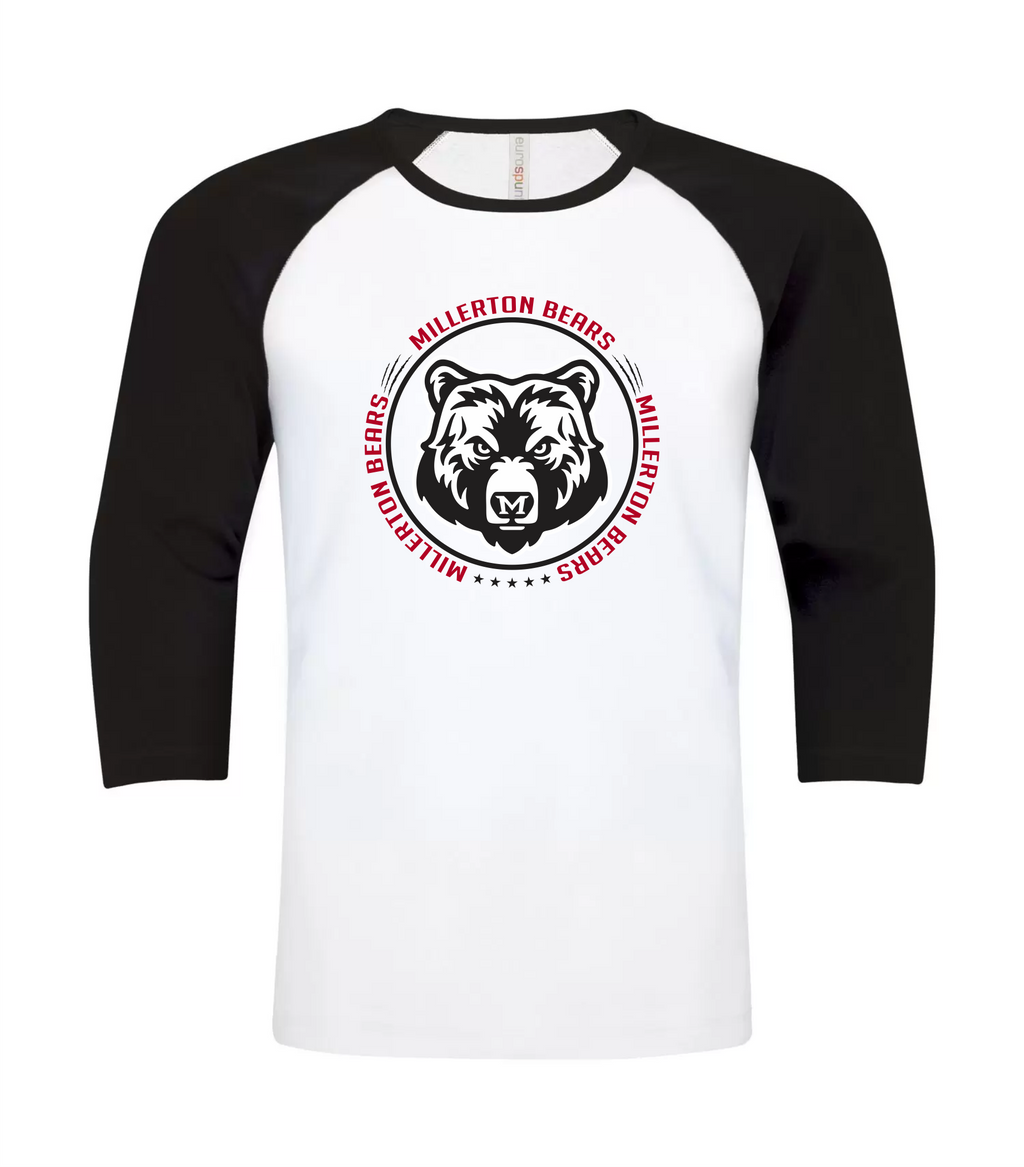 Polyester baseball shirt - Millerton School 2025-26