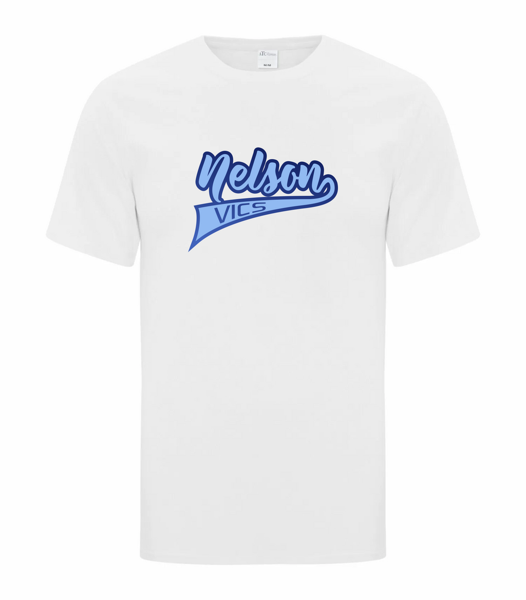 Cotton T-Shirt White - Nelson Vics Softball 2024