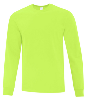 Adult Long Sleeve Shirt - Cotton - ATC 1015
