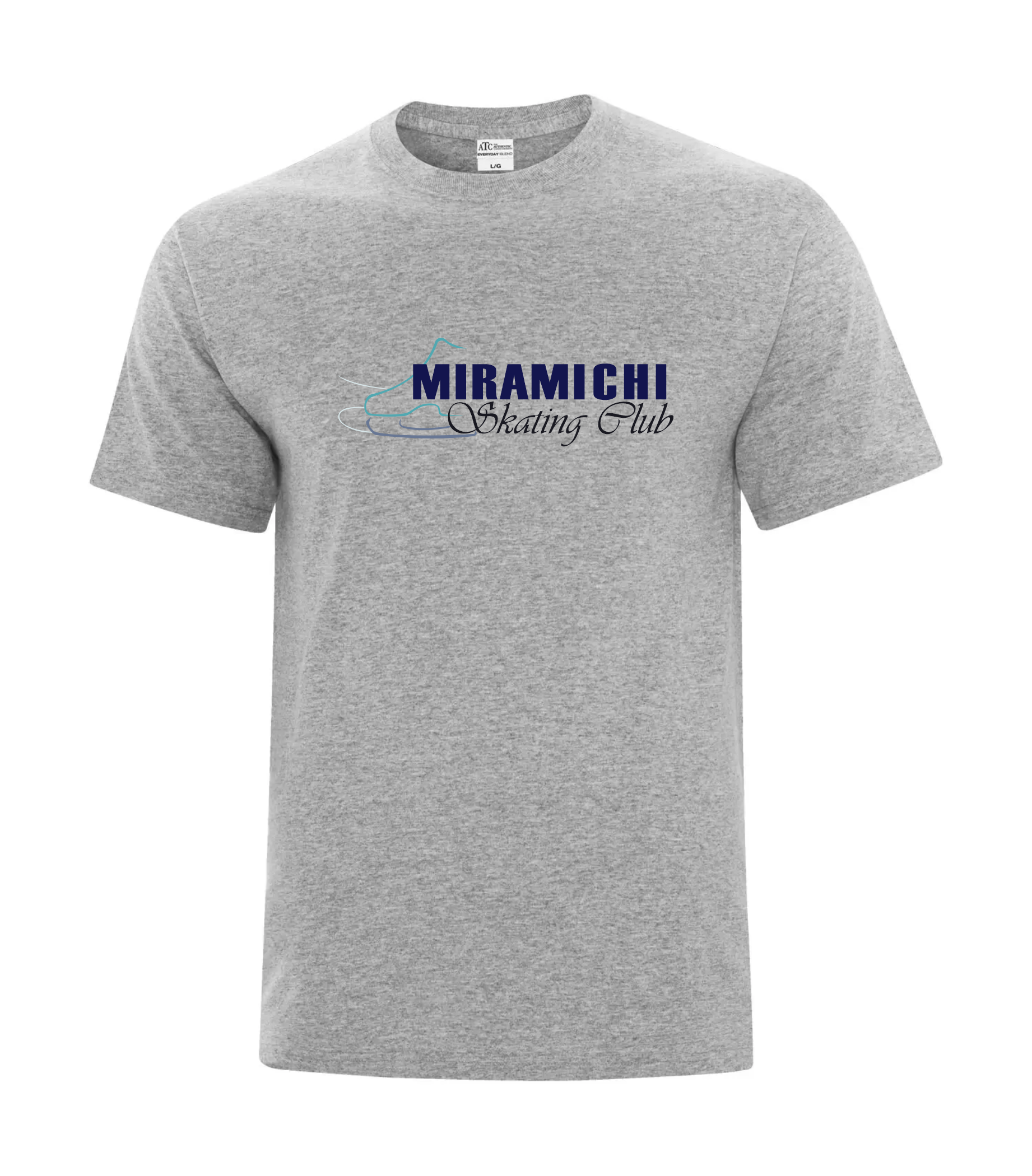 Cotton Blend T-Shirt - Athletic Heather - Miramichi Skating Club 2024-25