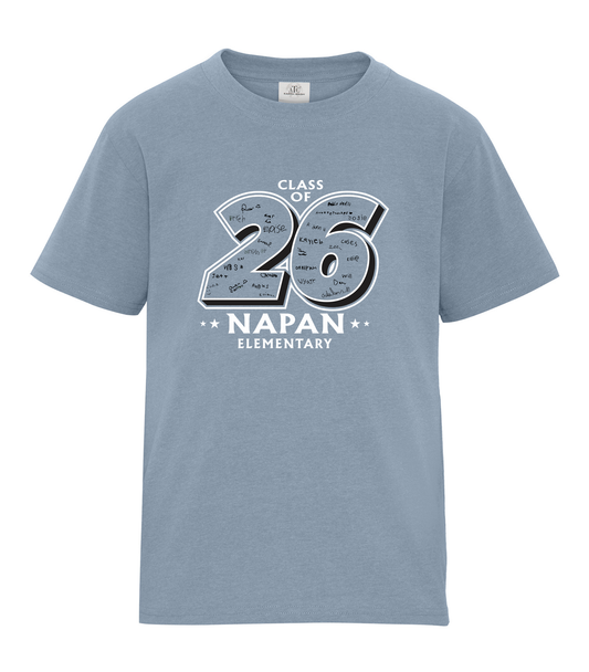 Earth Wash T-shirt - Stone Blue - Napan School 2026