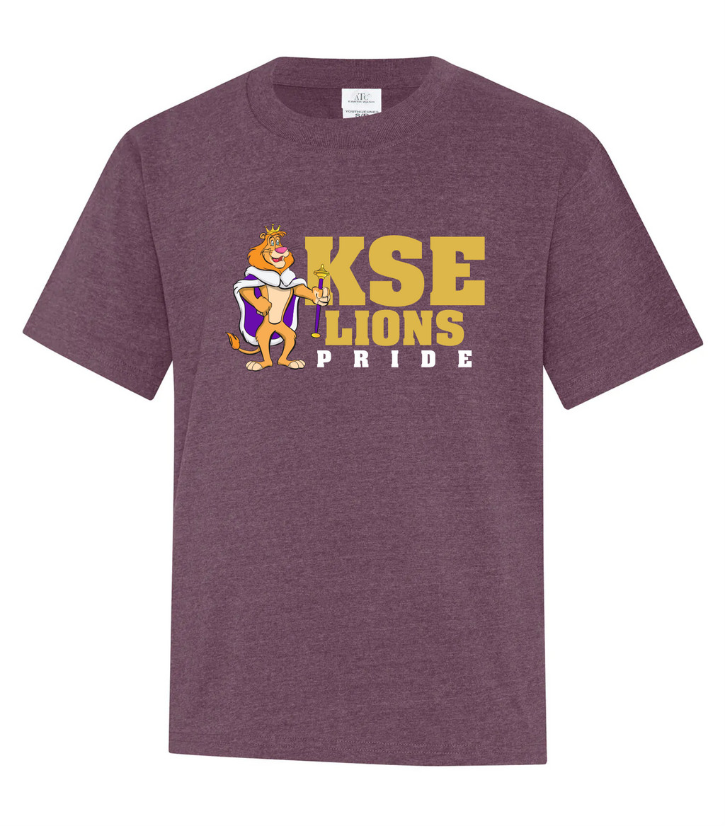 Earth Wash Tee - Earth Eggplant - King Street Elementary  2025-26