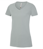 Ladies Ring Spun V-neck T-Shirt - Cotton - ATC 8001L