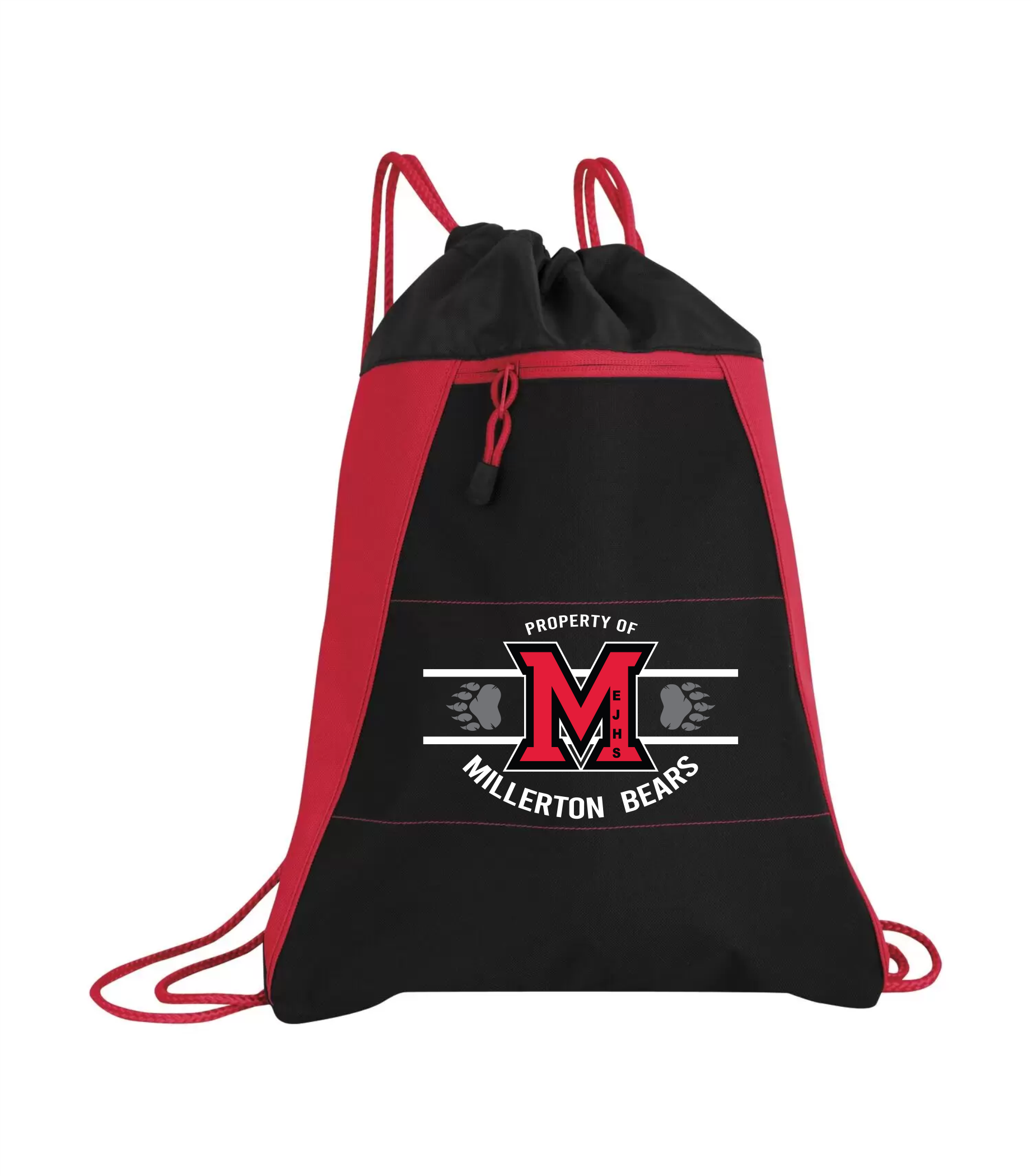 Sack Pack - Black/True Red - Millerton School 2025-26