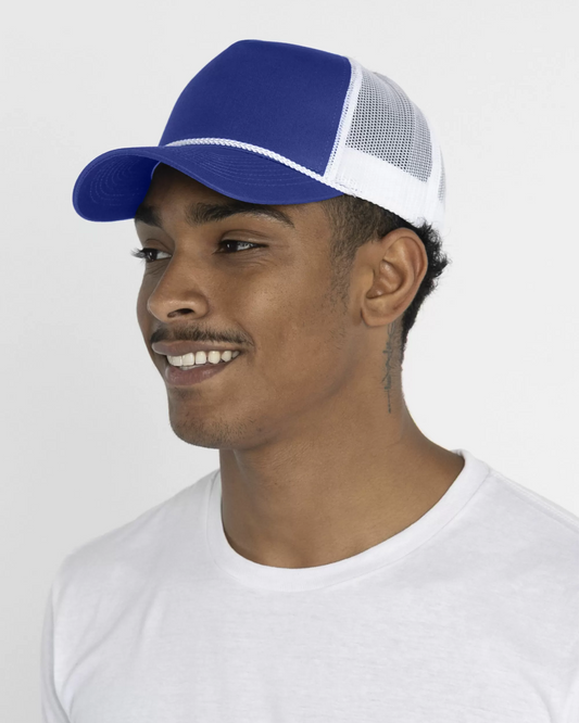 Everyday Cotton Twill 5-Panel Trucker Rope Cap - C1343