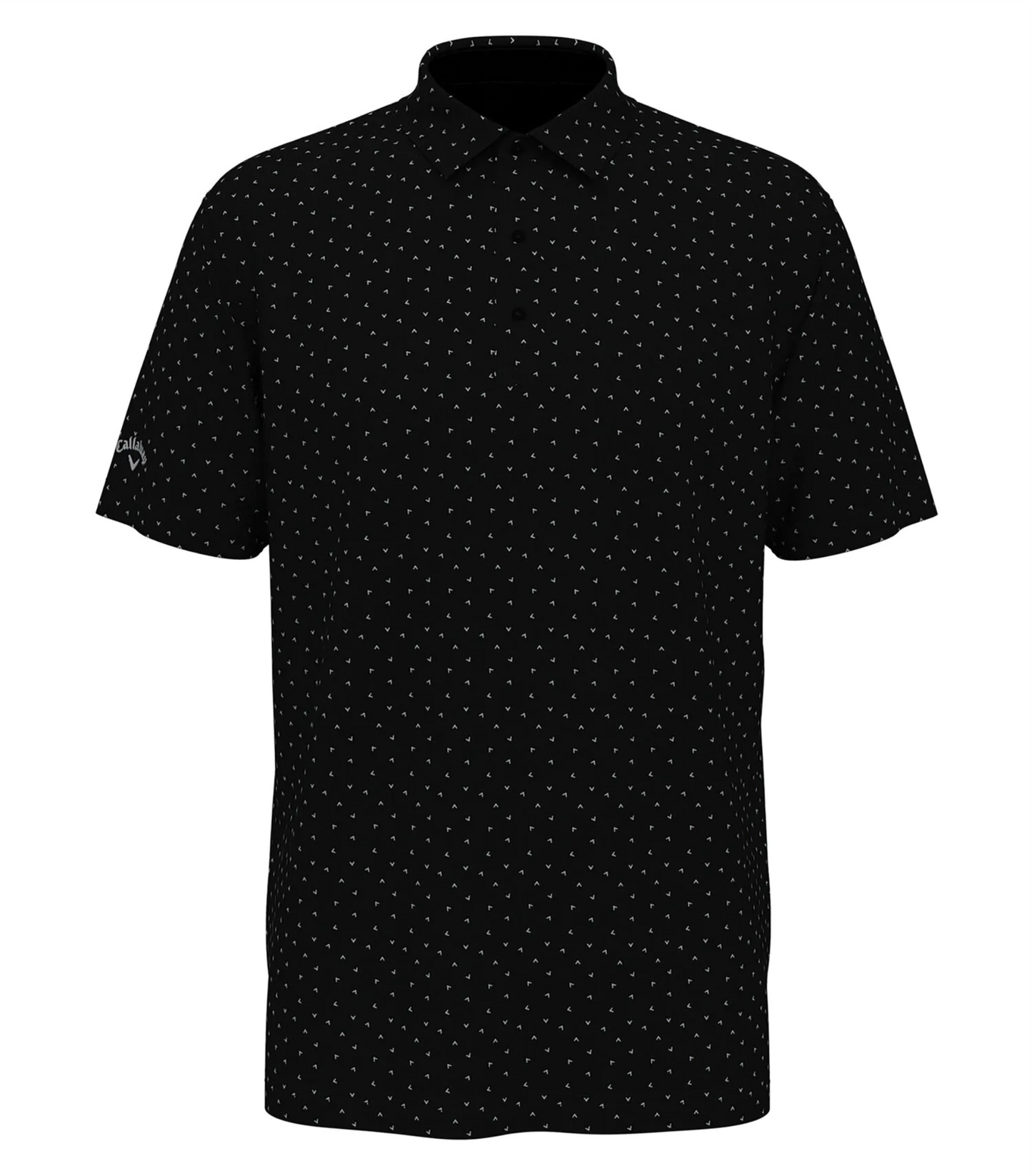 CALLAWAY Micro Chev Print Polo ─CGM791