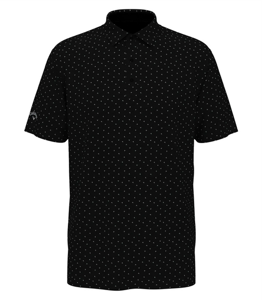 CALLAWAY Micro Chev Print Polo ─CGM791