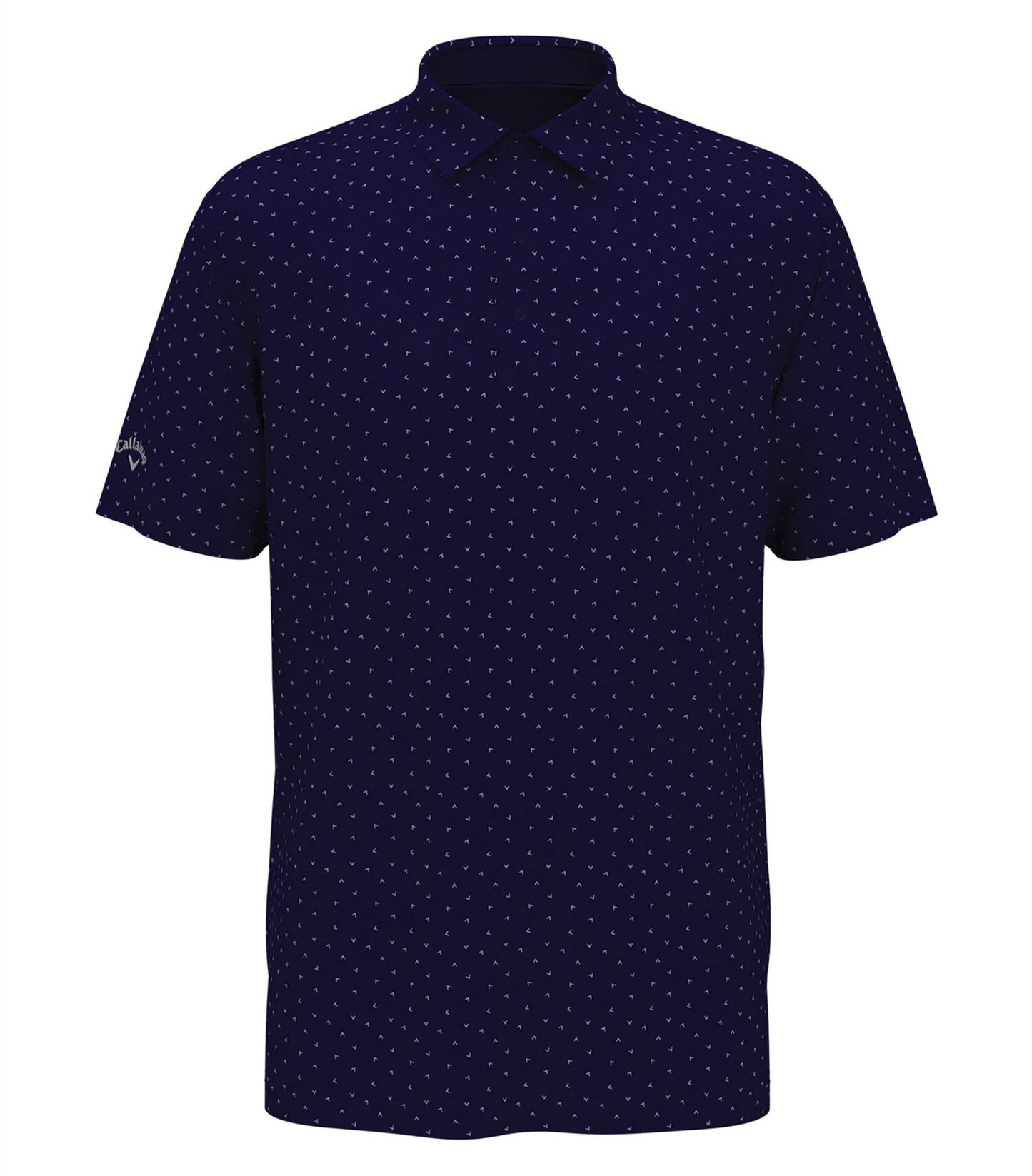 CALLAWAY Micro Chev Print Polo ─CGM791