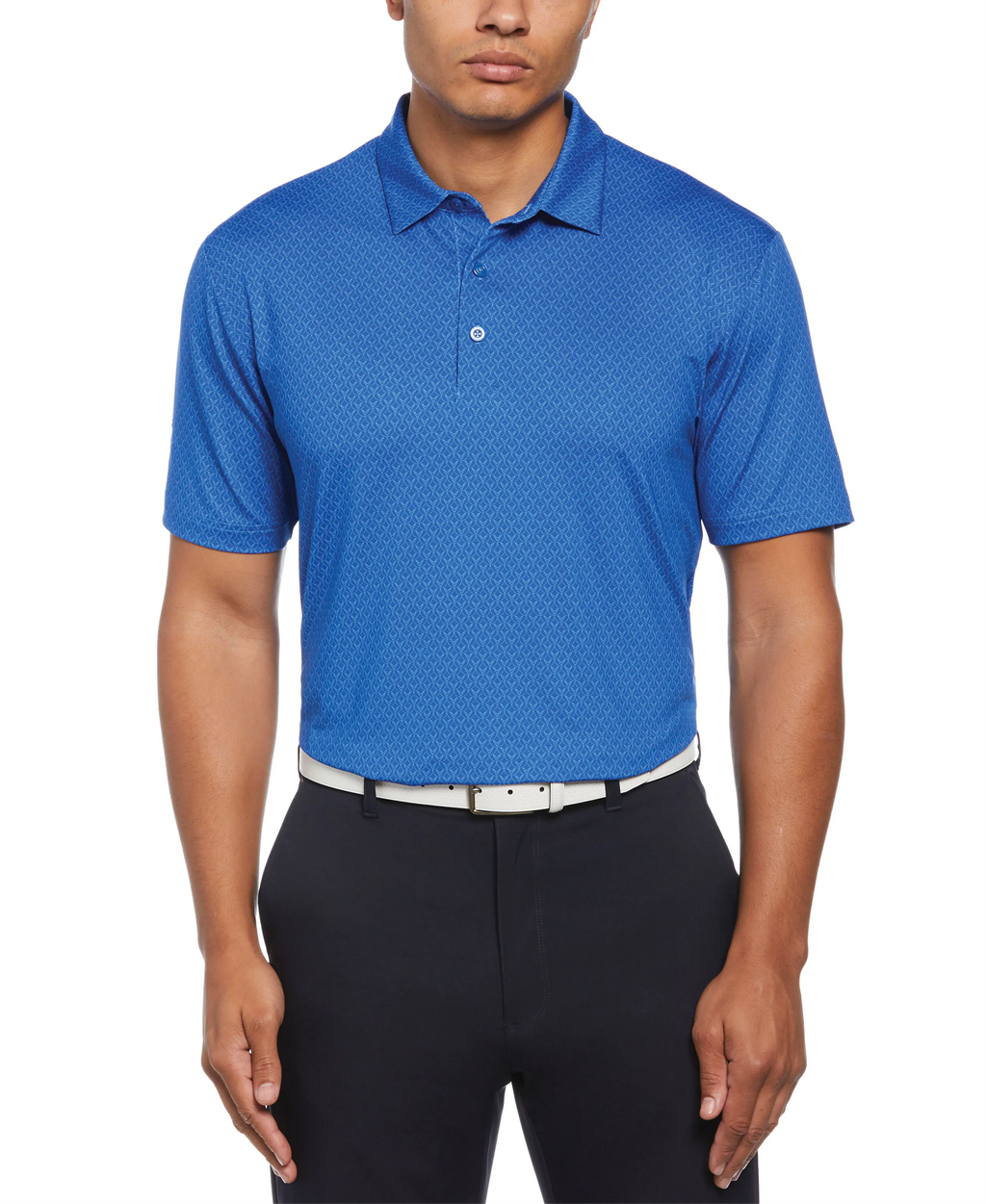 CALLAWAY All-Over Stiched Chev Polo ─CGM794