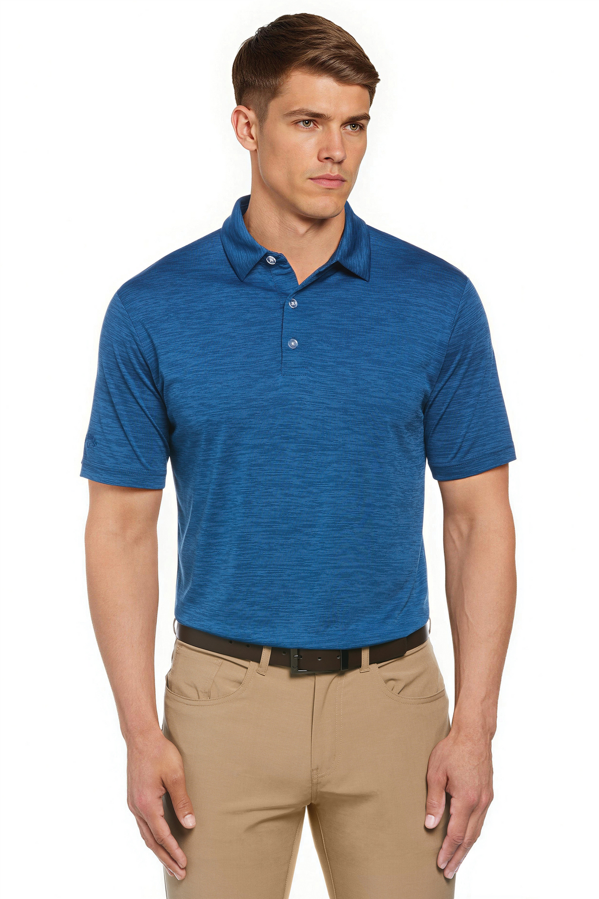 Broken Stripe Texture - Men's Polo - Callaway CGM737