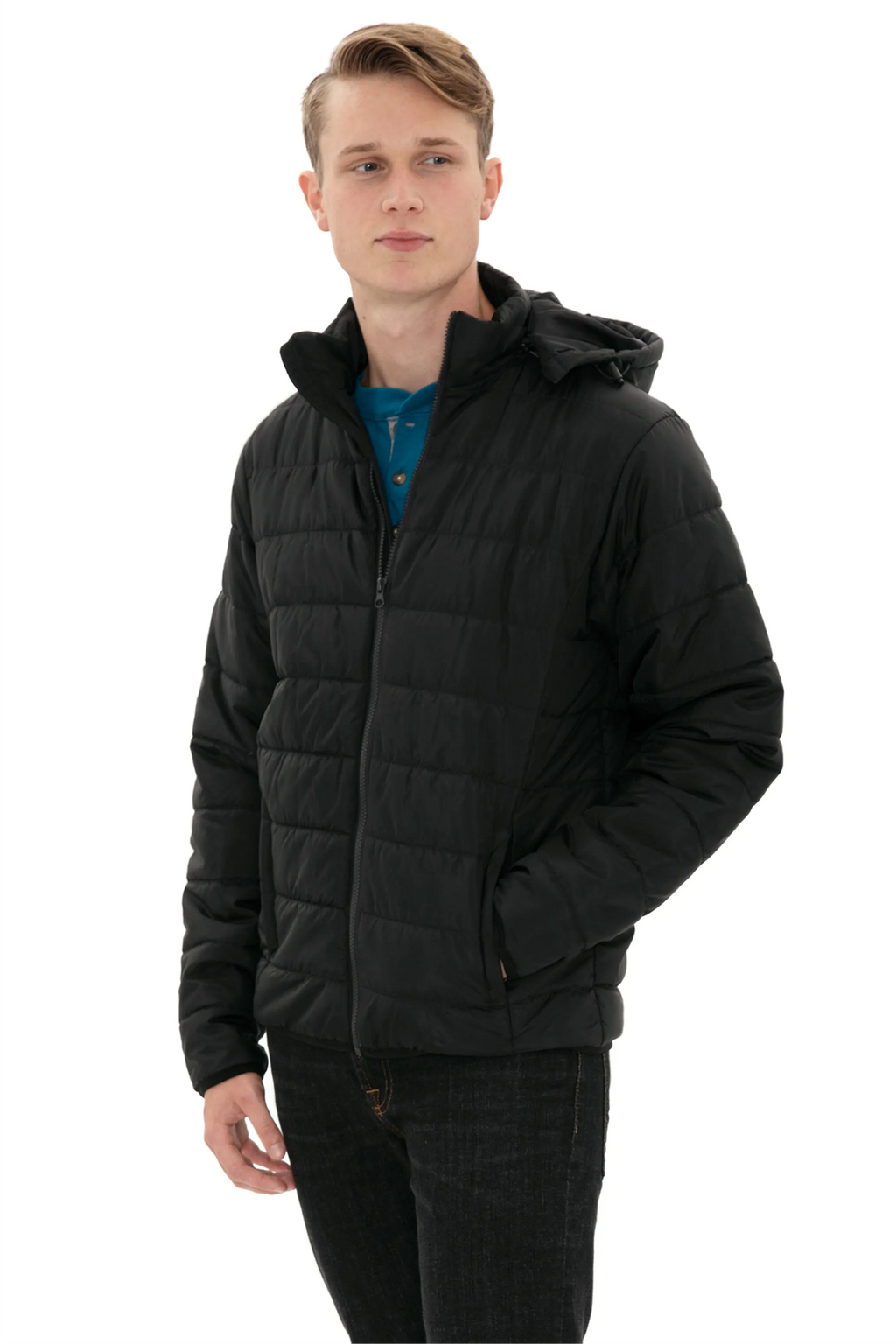 Essential  Hooded Insulated Jacket ─Dryframe DF7630