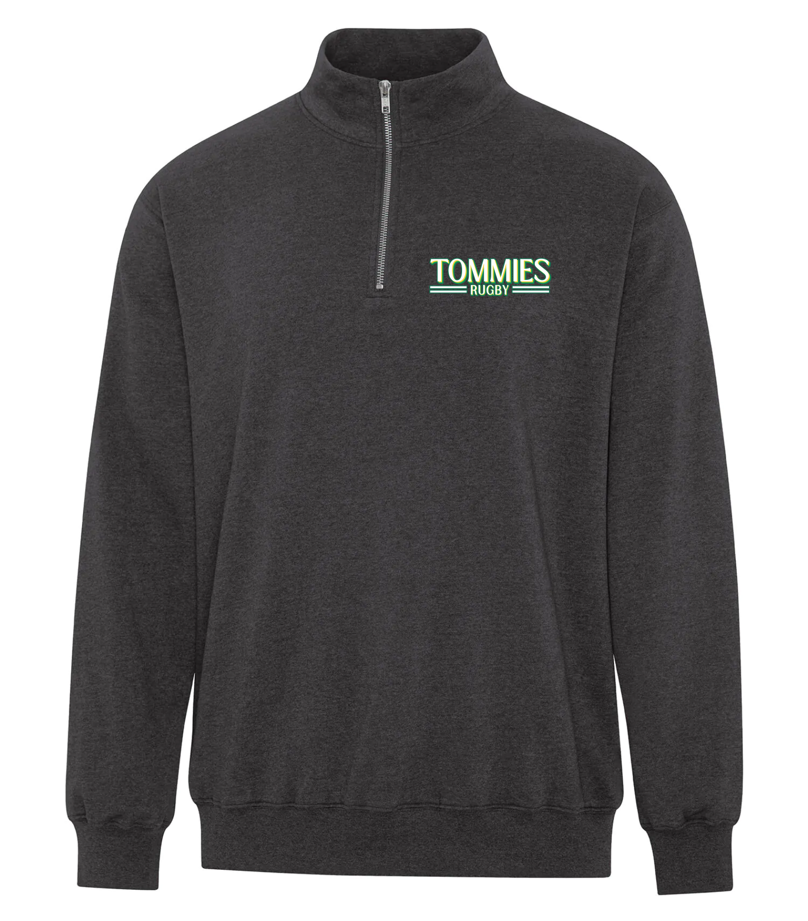 2025 JMH Ladies Rugby - Adult 1/4 ZIP Printed Sweatshirt - Earth Wash Fleece F6700