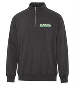 2025 JMH Ladies Rugby - Adult 1/4 ZIP Printed Sweatshirt - Earth Wash Fleece F6700