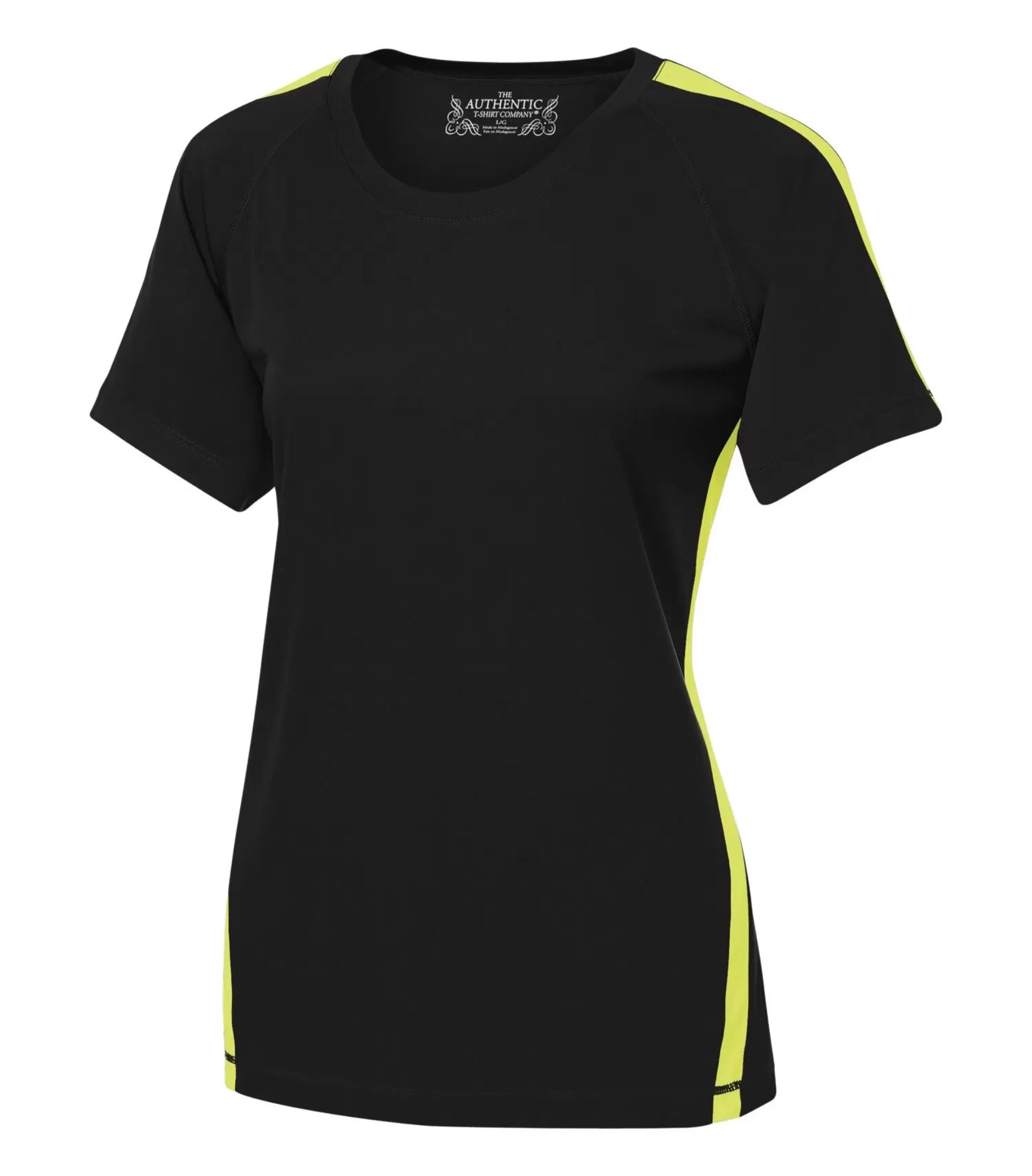 Ladies T-Shirt with Stripe - Polyester - ATC L3519