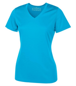 Ladies V-Neck T-Shirt - Polyester - ATC L3520