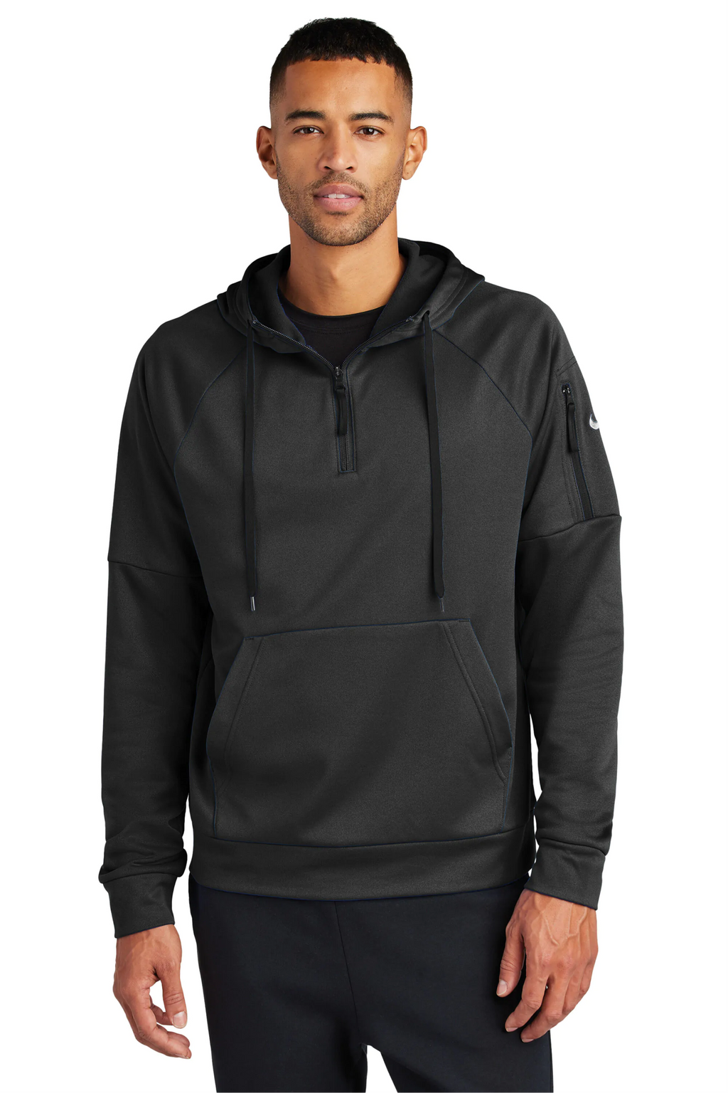 NIKE Therma-FIT ─1/4 ZIP FLEECE HOODIE─ NKFD9742