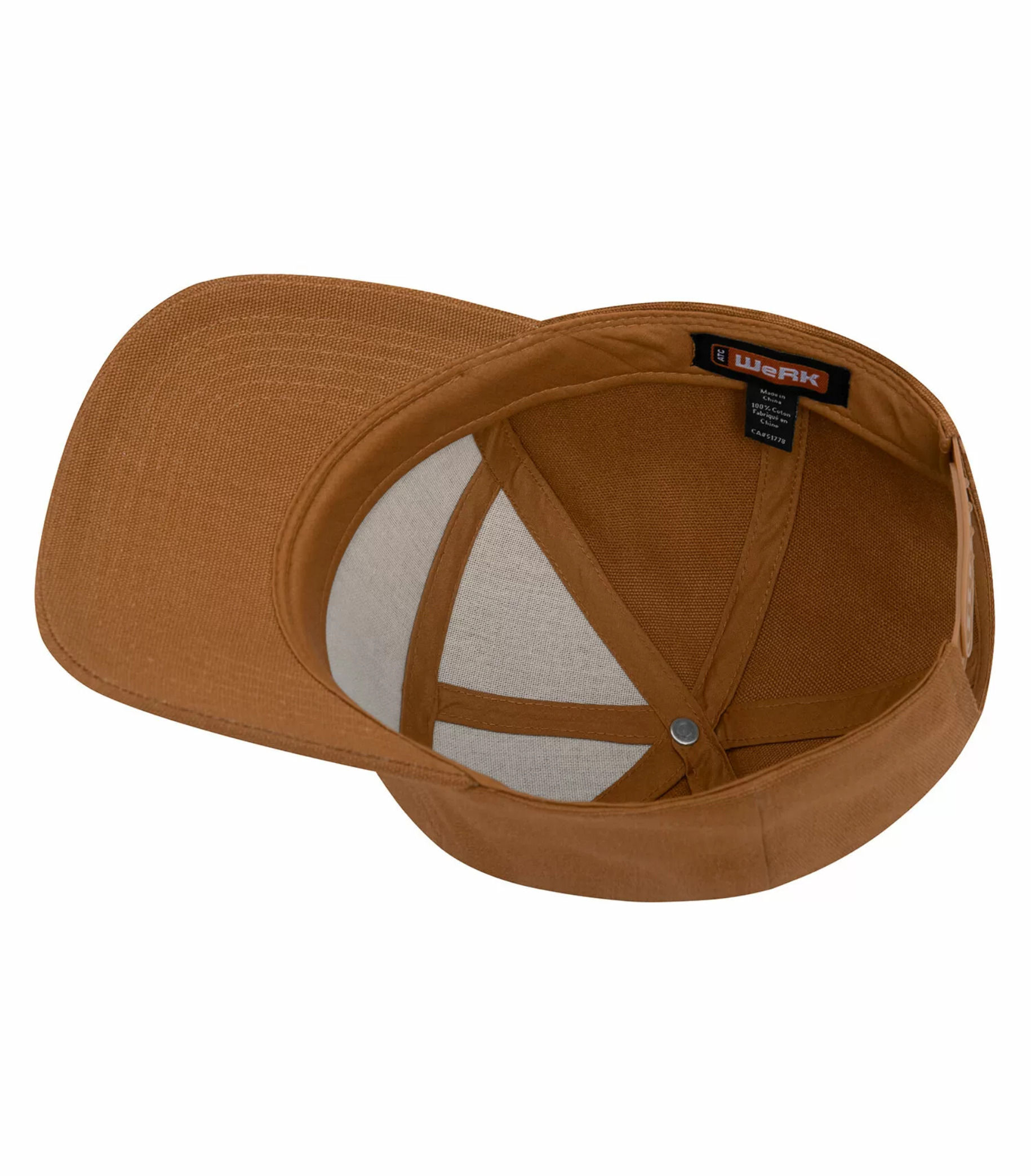 CANVAS 7-PANEL SNAPBACK CAP. WeRK1332