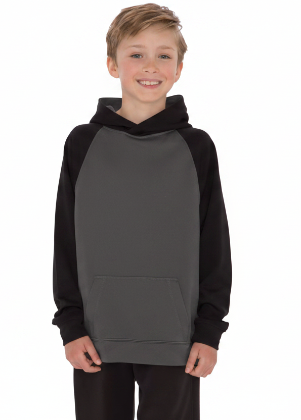 Youth Two-Tone Hoodie - Polyester - ATC Y2037