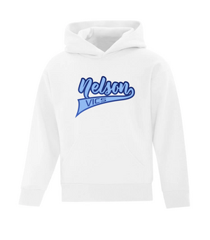 Cotton Hoodie White - Nelson Vics Softball 2024