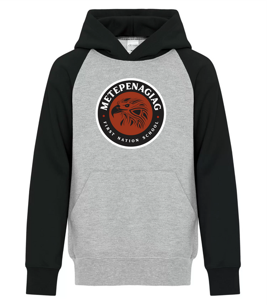 Two Tone Cotton Hoodie - Metepenagiag School - 2024-25