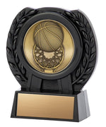 Basketball Gold or Silver with Black Stand, 4" - Matrix Series